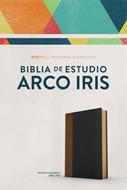 RVR 1960 Biblia De Estudio Arco Iris (Símil Piel, Tostado-Negro)