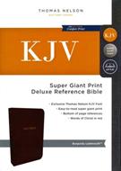 KJV Holy Bible Super Giant Print (Simi Piel)