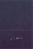 RVR Biblia Reflexiones CS Lewis (Imitación cuero suave, azul marino)