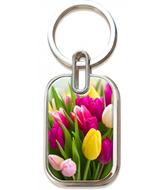 Llavero 3D Tulipanes (Metálico) [Regalos]