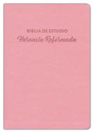 RVR 1960 Biblia De Estudio Herencia Reformada (Semil Piel/Rosado)