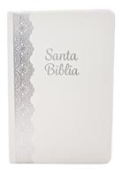 RVR 1960 Biblia Tamaño Manual Letra Grande (Vinilo, blanco)