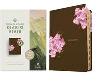 NTV Biblia de Estudio Diario Vivir Flores (Imitación Piel)