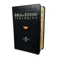 Biblia RVR1960 de Estudio Teológico Mediana SimiPiel Negro (SimiPiel) [Biblia de Estudio]