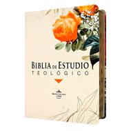 Biblia de Estudio Teológico RVR1960 Naranja (Simi Piel) [Biblia de Estudio]