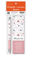 Marcador y Bolígrafo Elegance | Bendecida (Rústica)