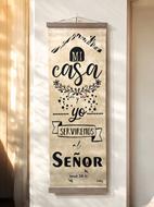 Pergamino Mi Casa y Yo (Cuero Sintético )