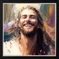 Jesús, la luz del amor – enmarcado (Enmarcado)