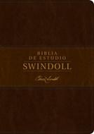 NTV Biblia De Estudio Swindoll (Imitación Piel Café)