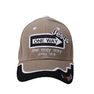 Gorra One Way Jesus Khaki (Tela)