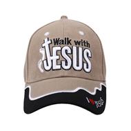 Gorra Khaki Walk With Jesus Black (Tela)