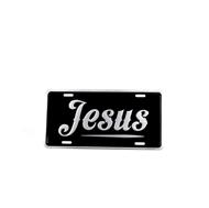 Placa de Auto Deluxe Jesus (Aluminio)