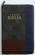 Biblia RVR60 Tamaño Manual Letra Grande con Cierre e Índice (Simi Piel) [Biblia]