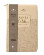 Biblia RVR60cz Obsequios Y Premios Beige Hojas Con Cierre /L.G (zipper) [Biblia]
