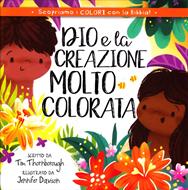 Dio e la creazione molto colorata (Spillato)