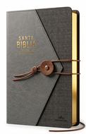 Biblia Vintage RVR60 Gris Negro (Simi Piel) [Biblia]