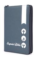Biblia Dios Habla Hoy Linea Colores Mediana Gris con Cierre (Flexible Imitacion Piel con Cierre) [Biblia]