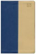Biblia Bilingue Dos Tonos Azul-Beige (Símil Piel) [Biblia]