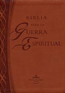 RVR 1960 Biblia de Estudio Para La Guerra Espiritual (Piel Chocolate)