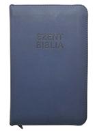 Biblia Károli mini kék cipzáras (Műbőrkötés) [Antikvár könyv]
