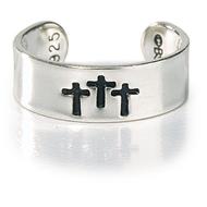 Anello per dito del piede in Argento - Tre Croci