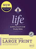 NKJV Life Application Study Bible Third Edition Large Print (Copertina rigida)
