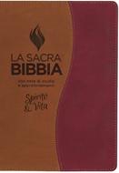 Bibbia da studio Spirito e Vita in Similpelle Bicolore Marrone/Ruggine (Similpelle)