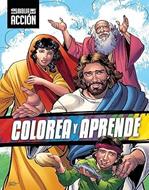 Colorea y Aprende Biblia en Acción (Rústica)