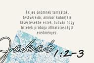 Igés kártya Jakab 1:2-3