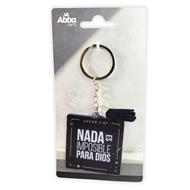 Llavero Acrílico con Tassel - Nada es Imposible (Plástico)