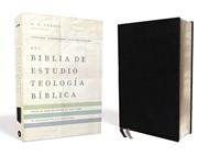 NVI Biblia de Estudio Teología Bíblica (Imitación Piel, Negro)