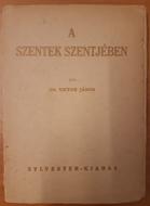 A szentek szentjében (Papír) [Antikvár könyv]