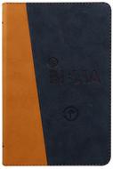 Biblia TLA Manual Imitación Piel Duotono Azul/Café (Simi Piel) [Biblia]