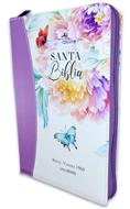 Biblia RVR60 065Czti Pjr Cp Jardín Lila (Simi Piel con Cierre) [Biblia]