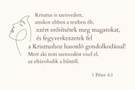 Igés kártya 1Péter 4:1