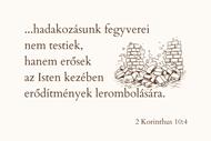 Igés kártya 2Korinthus 10:4