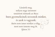 Igés kártya 1János 3:1