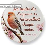 Magnet rond oiseau  