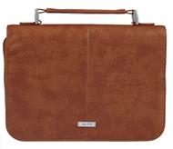 Pochette Bible Medium Faith Brown Simili-cuir