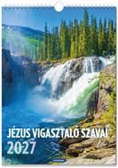 Nagyméretű falinaptár 2027 - Jézus vigasztaló szavai (spirálozott)