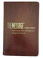 The Message study Bible (Műbőrkötés) [Antikvár könyv]