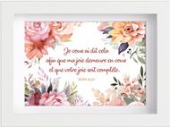 Mon cadre inspiration Fleurs aquarelles Jn 15.11