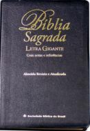 Bíblia Sagrada  com letra gigante, notas e referências
