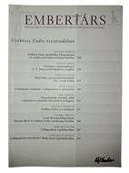 Embertárs XI. évfolyam 3.szám 2013/3. (Puhatáblás papírkötés) [Antikvár könyv]