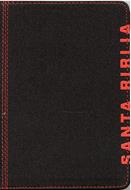 Biblia NTV Compacta Negro Carmesí (Tipo Tela) [Biblia de Bolsillo]