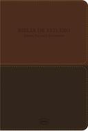 Biblia De Estudio Imitación Piel Café (Símil Piel) [Biblia]