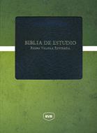 Biblia De Estudio Reina Valera Revisada - Negro (Piel Especial) [Biblia]