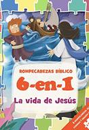 Rompecabezas Bíblico 6 en 1/La Vida De Jesús (Tapa Dura) [Rompecabezas]