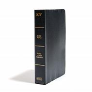 Biblia KJV/Letra Super Gigante/Referencias/Negro/Imitacion Piel/Ingles (Símil Piel)