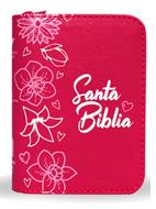 Biblia/RVR015Z/Fucsia Canto Pintado/ Cierre (Símil Piel con Zipper)